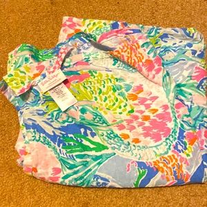 Lilly Pulitzer swaddle blanket